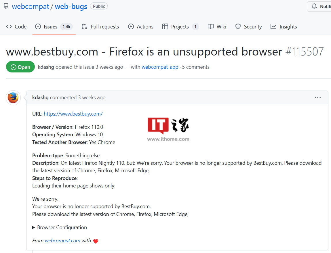 Firefox 火狐浏览器被误识别为微软 IE 11，Mozilla 无奈冻结 UA
